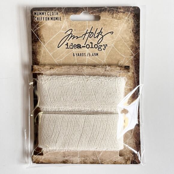 Tim Holtz idea-ology Halloween Bundle - Mummy Cloth, Fringe, & Jute String - Picture 2 of 7